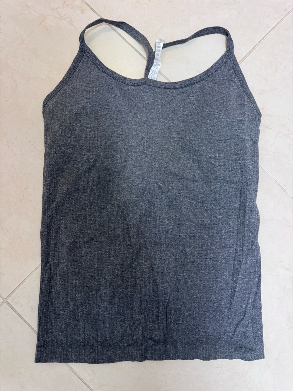 CRZ YOGA Women's Charcoal Gray Tank Top
